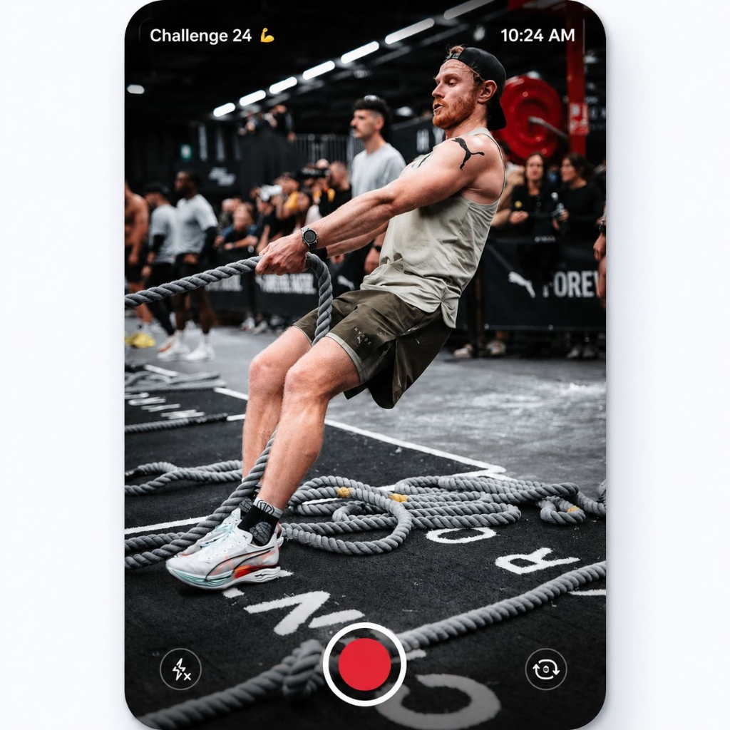 Battle Rope Challenge Workout Screen